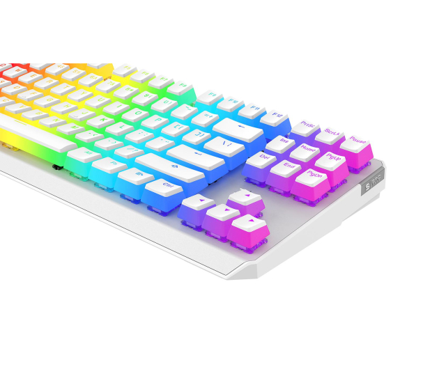 SPC Gear GK630K Onyx White Tournament Kailh Blue RGB - 610164 - zdjęcie 7